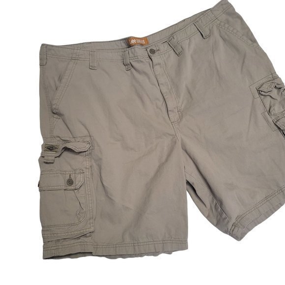 Lee Dungarees Mens 50 Light Tan‎ Cargo Shorts w/ Pockets - Picture 2 of 4